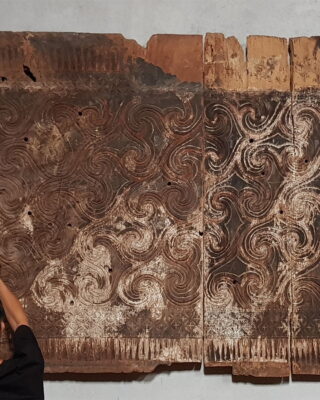 Antique Old Toraja Sane (Ricebarn Panel) - Pa' Erong (160cm x 135cm)