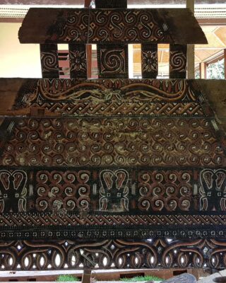 Antique Toraja House Carved Triangle (250cm x 220cm)