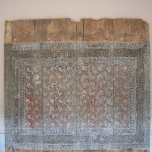 Antique Toraja Sane (Ricebarn Panel) - Perfect Carving & Patina (180cm x 175cm)
