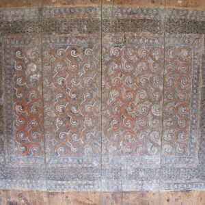 Antique Toraja Sane (Ricebarn Panel) - Perfect Carving & Patina (180cm x 175cm)