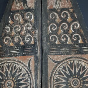 Antique Carved Toraja Triangle House Panel (100cm x 70cm)