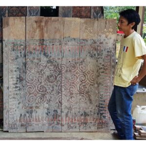 Toraja Sane' Ricebarn Panel - Pa'Tangke Lumu (153cm x 125cm)