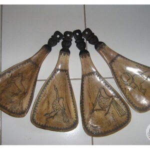 Tribal Timor Hand-held Bones Fan