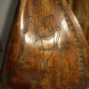 Tribal Timor Hand-held Bones Fan