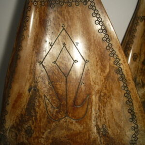 Tribal Timor Hand-held Bones Fan Tribal Timor Hand-held Bones Fan