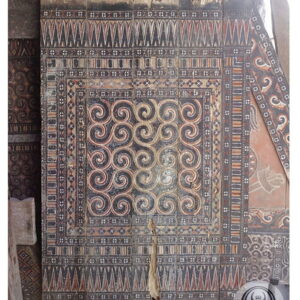 Antique Toraja Rice Barn Wood Carving Sane. 120cm x 175cm