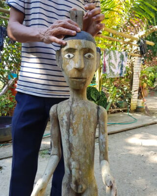 Alternative view of Patung Tau-Tau Toraja