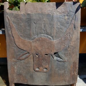 Antique Mamasa Toraja buffalo house door (68cm x 81cm) (1)