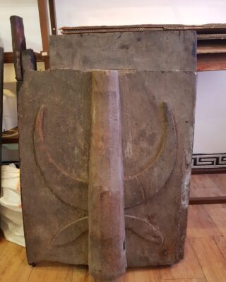 Pintu Antik Rumah Mamasa-Toraja Motif Kerbau (57cm x 80cm)