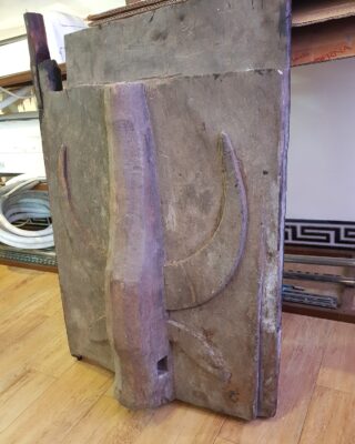 Alternative view of Pintu Antik Rumah Mamasa-Toraja Motif Kerbau (57cm x 80cm)