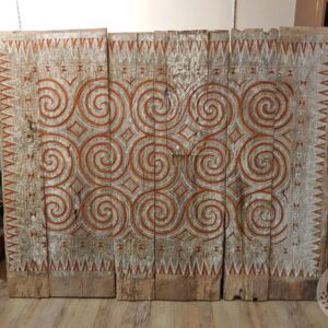 Antik Sane Toraja 130cm x 107cm (Panel Kayu Lumbung Padi Toraja)