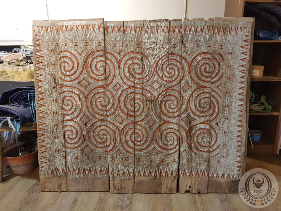 Antique Sane Toraja 130cm x 107cm (Toraja Rice Barn Wood Panel)