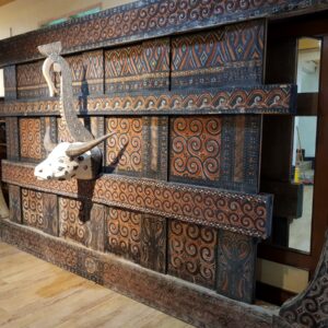 Toraja Tongkonan House Wall Panels (350cm x 190cm) (6) Toraja Tongkonan House Wall Panels (350cm x 190cm) (6)