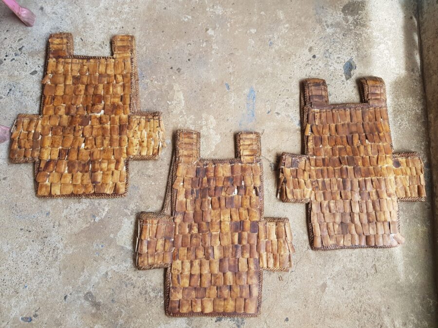 Torajan Warriors Bone Armor Vest (Square Shape Bone) (2) Torajan Warriors Bone Armor Vest (Square Shape Bone)