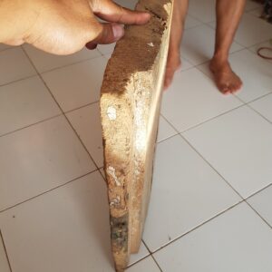 Toraja Antique Granary Door White Patina 48cm x 50cm (4)