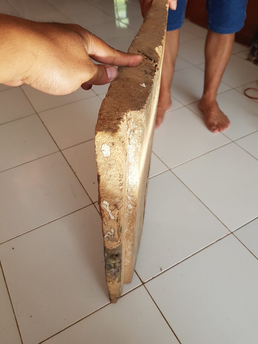 Toraja Antique Granary Door White Patina 48cm x 50cm (4) Toraja Antique Granary Door White Patina 48cm x 50cm (4)