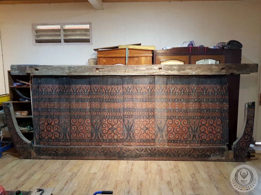 Toraja Antique Wall Panel - Rice Barn's Side Panel (Code-B0625) 390cm x 160cm (1)
