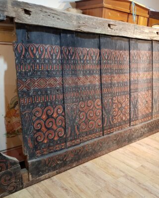 Toraja Antique Wall Panel - Rice Barn's Side Panel 390cm x 160cm