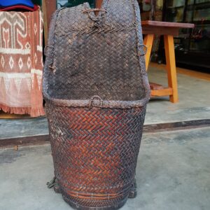 Toraja Antique Backpack Rattan Basket