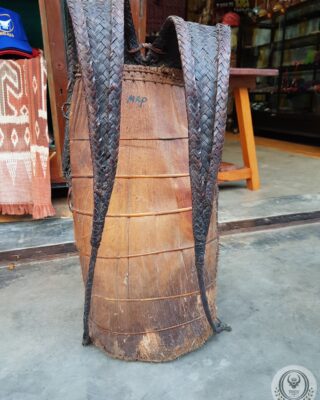 Toraja Antique Backpack Rattan Basket