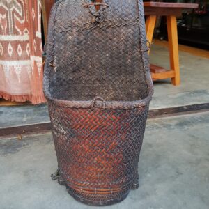 Toraja Antique Backpack Rattan Basket