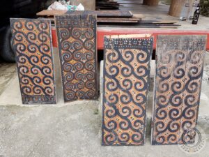 Toraja House Panels in Pangli, Sa'dan