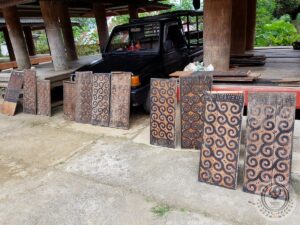 Toraja House Panels in Pangli, Sa'dan