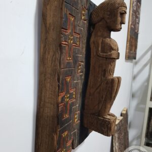 Toraja Tau-Tau (Female Figure) Door (32 x 43cm) (3)