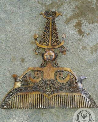 Vintage Sumba Buffalo Bone Comb