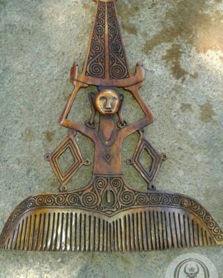 Vintage Sumba Buffalo Bone Comb