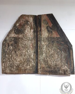 Antique Toraja Triangle House Carving Panel (64cm x 70cm)