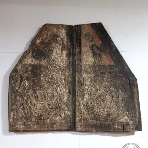 Antique Toraja Triangle House Carving Panel (64cm x 70cm)