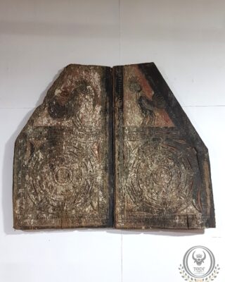 Antique Toraja Triangle House Carving Panel (64cm x 70cm)