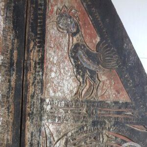 Antique Toraja Triangle House Carving Panel (64cm x 70cm)