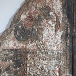 Antique Toraja Triangle House Carving Panel (64cm x 70cm)