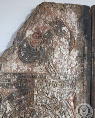 Antique Toraja Triangle House Carving Panel (64cm x 70cm)