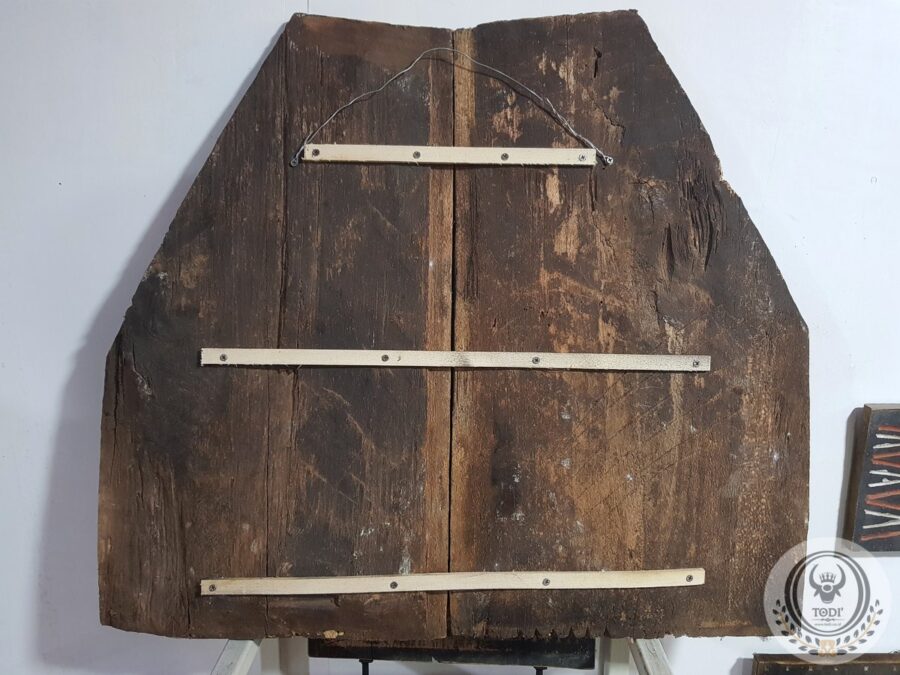 Antique Toraja Triangle House Carving Panel (64cm x 70cm) Antique Toraja Triangle House Carving Panel (64cm x 70cm)