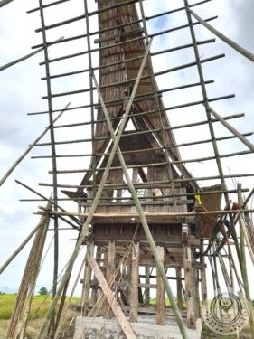 Rebuilding an old traditional Toraja house in Bali