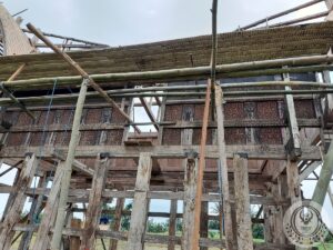 Rebuilding an old traditional Toraja house in Bali