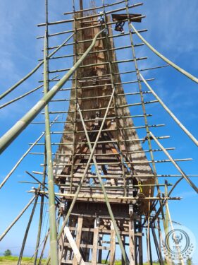Rebuilding an old traditional Toraja house in Bali