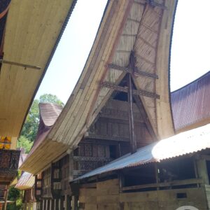 Toraja Old Tongkonan House Building (380cm x 710cm)