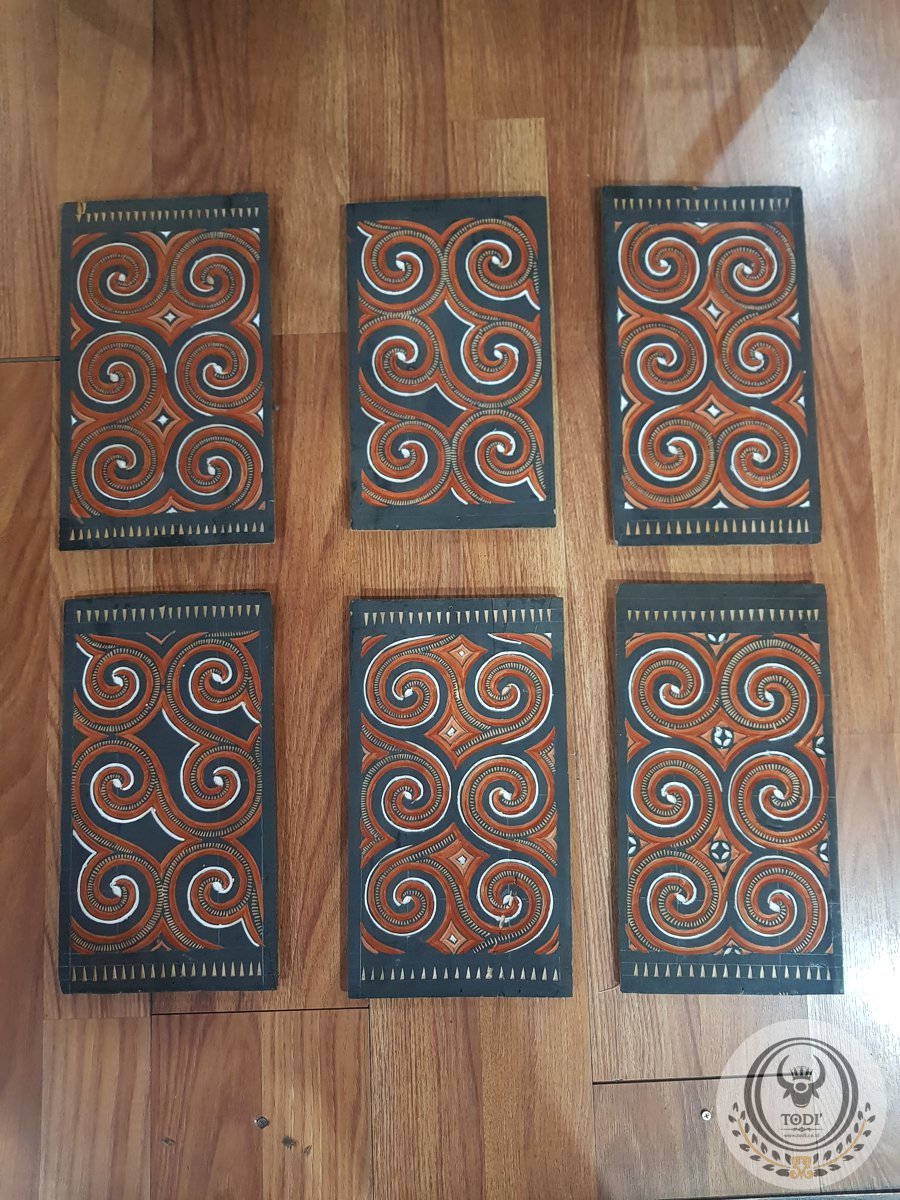 Toraja Small House Carving Panels (22cm x 34cm) (1)
