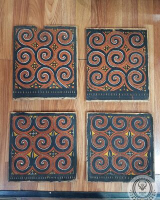 Toraja Small House Carving Panels (38cm x 39cm)