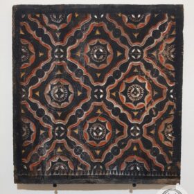 Antique Toraja Tongkonan Carved Wall Panel (35cm x 36cm)