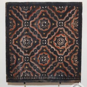 Antique Toraja Tongkonan Carved Wall Panel (35cm x 36cm)