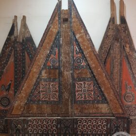 Triangle Wall of Toraja Tongkonan House (200cm x 230cm)