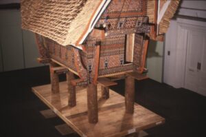 The complete ricebarn, Museum of Mankind, London.