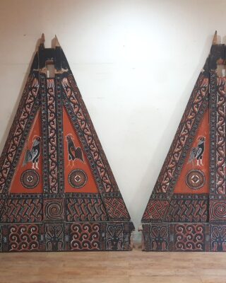 A Pair of Toraja Triangle Granary Panel (162cm x 215cm)