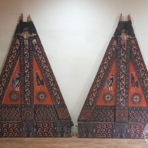 A Pair of Toraja Triangle Granary Panel (162cm x 215cm)
