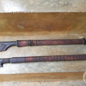 A pair of Old Toraja Traditional Swords (La’bo’ Penai)